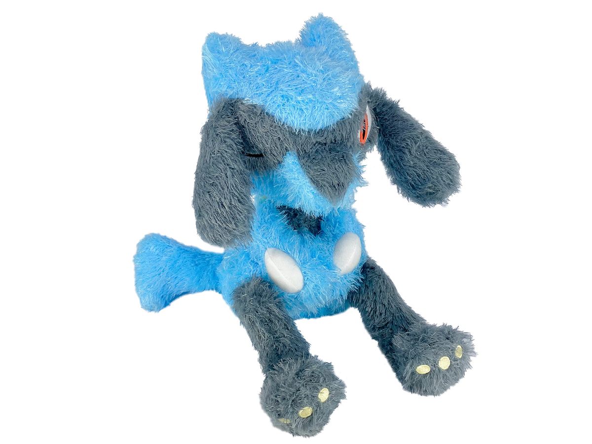Pokemon Fluffy Relaxation Time Plush Toy B: Riolu