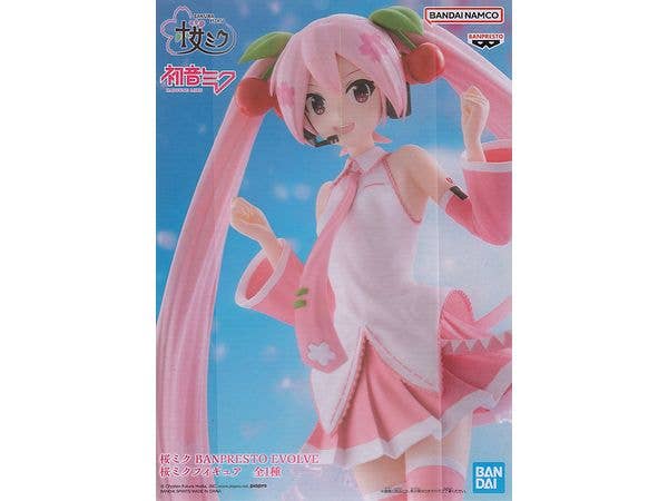 [Used Item: Unopened] Sakura Miku BANPRESTO EVOLVE Sakura Miku Figure