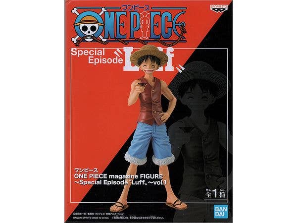 [Used Item: A] One Piece Magazine Figure Special Episode Luffy Vol.1