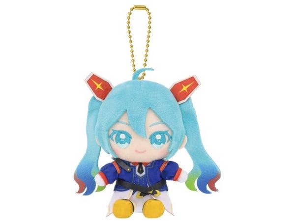 Hatsune Miku x Mobile Suit Gundam Chibi Plush Sitting Mascot