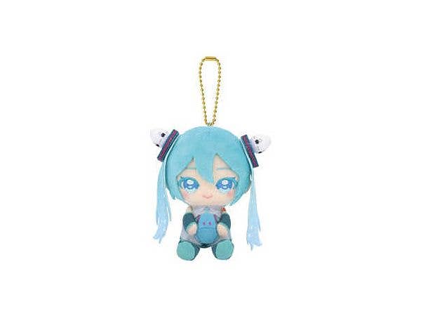 Hatsune Miku x 00 Gundam Chibi Plush Sitting Mascot