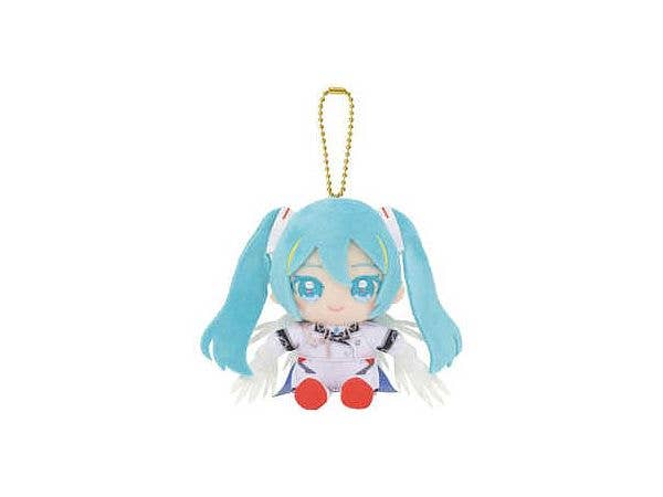 Hatsune Miku x Wing Gundam Zero EW Chibi Plush Sitting Mascot