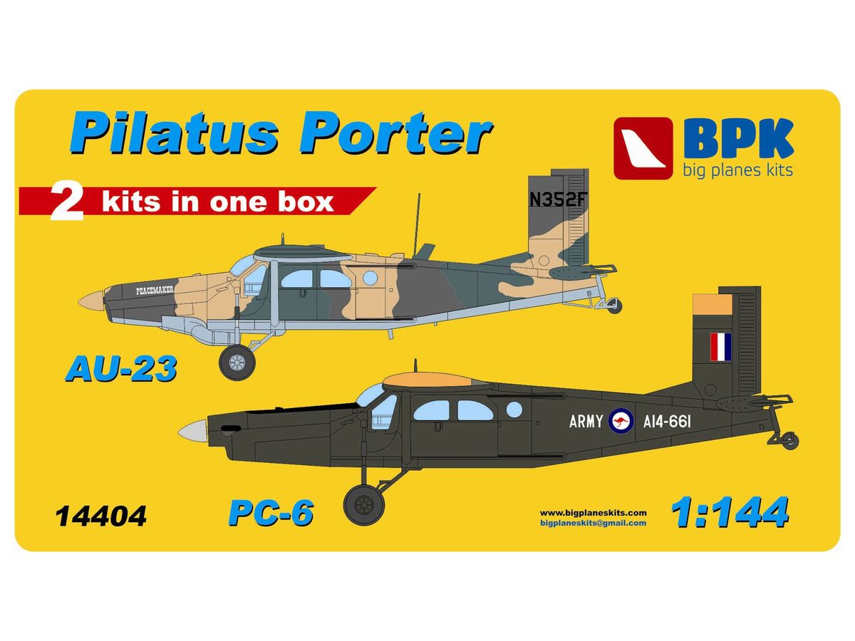 Pilatus Turbo Porter PC-6 & AU-23 (2 Machine Set)