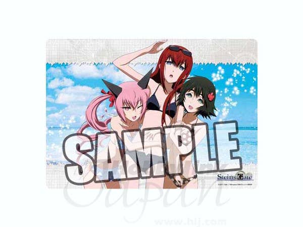 Steins;Gate A3 Clear Desk Mat (Swimsuit)