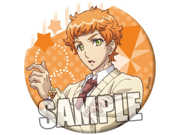 Cute High Earth Defense Club Happy Kiss!: Can Badge Ryoma Kirishima