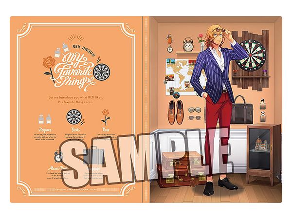 Uta no Prince-sama: Pocket File Notebook My Favorite Things Ver. Ren Jinguji
