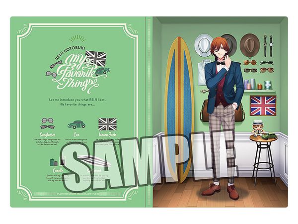 Uta no Prince-sama: Pocket File Notebook My Favorite Things Ver. Reiji Kotobuki