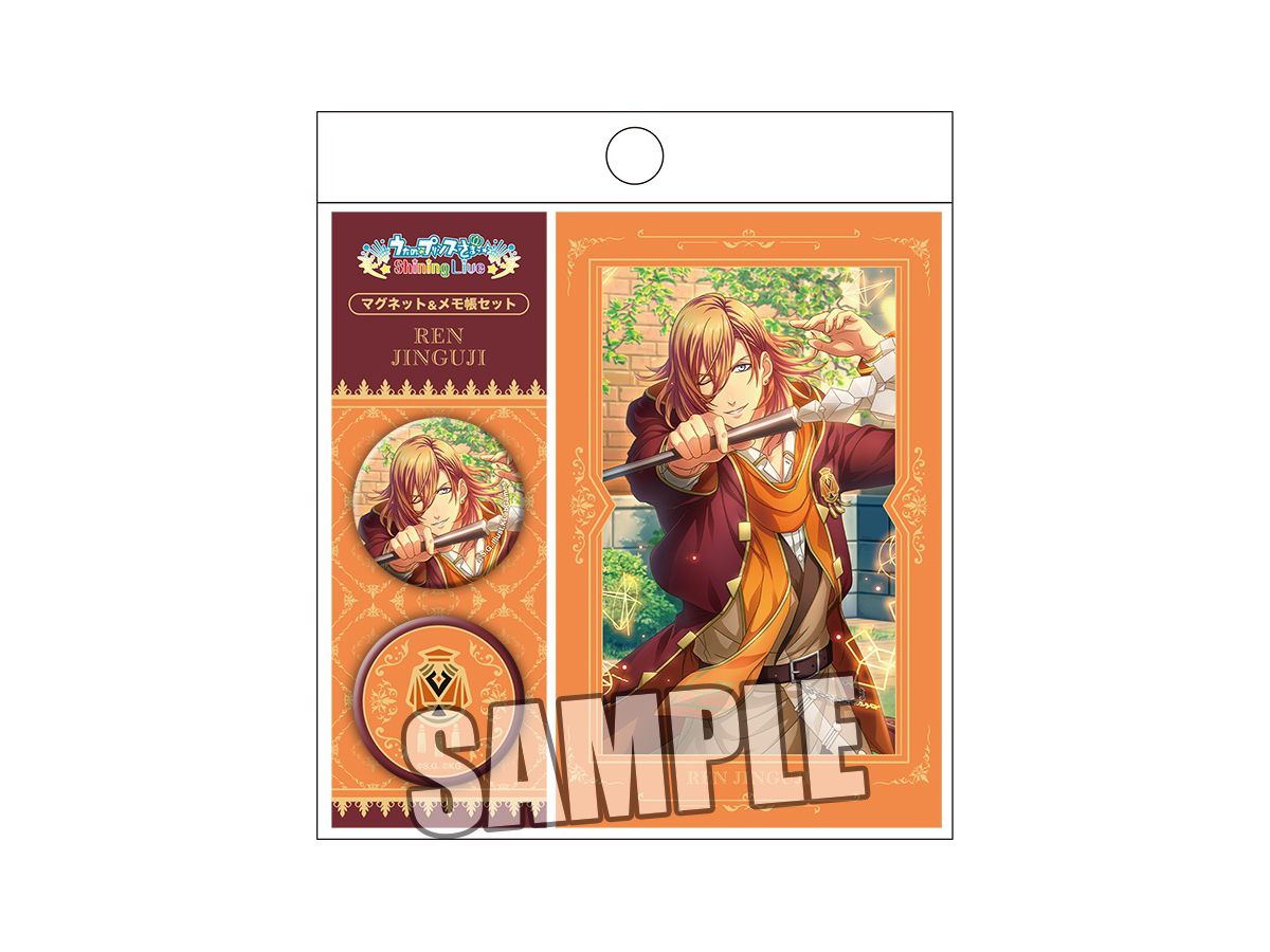 Uta No Prince-Sama Shining Live: Magnet & Notepad Set Shining Spinning Magical Learning House Another Shot Ver. Ren Jinguji