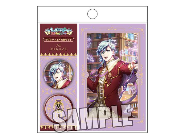 Uta No Prince-Sama Shining Live: Magnet & Notepad Set Shining Spinning Magical Learning House Another Shot Ver. Ai Mikaze