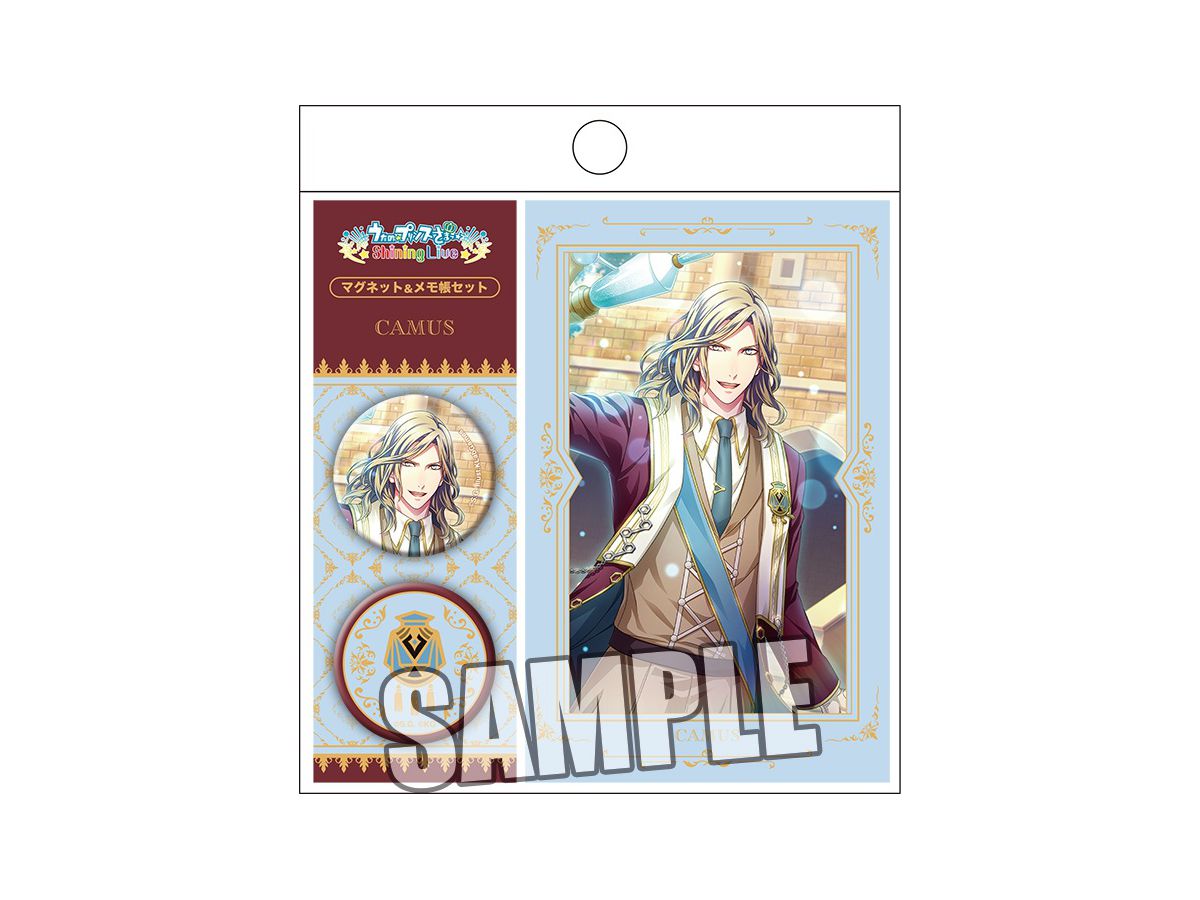 Uta No Prince-Sama Shining Live: Magnet & Notepad Set Shining Spinning Magical Learning House Another Shot Ver. Camus