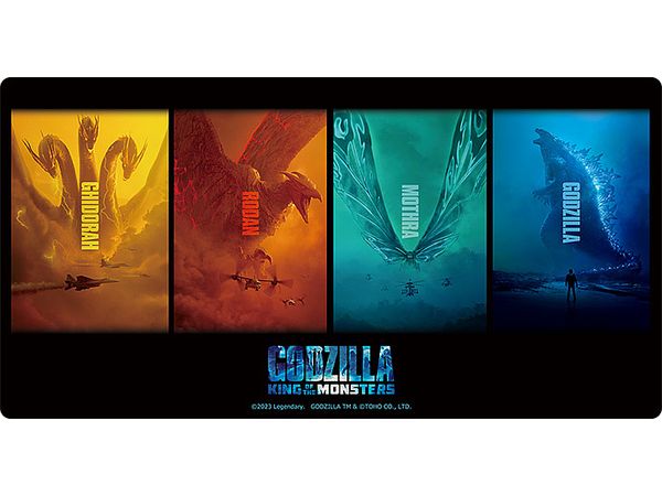 Godzilla: King of the Monsters: Character Universal Rubber Mat Slim Monsters