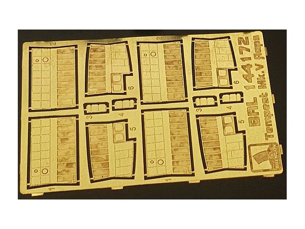 Hawker Tempest Mk. V Flap Etching Parts (for Mark 1)