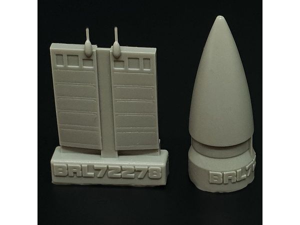 MiG-29A Radome and closed upper jet intakes (Italeri kit)