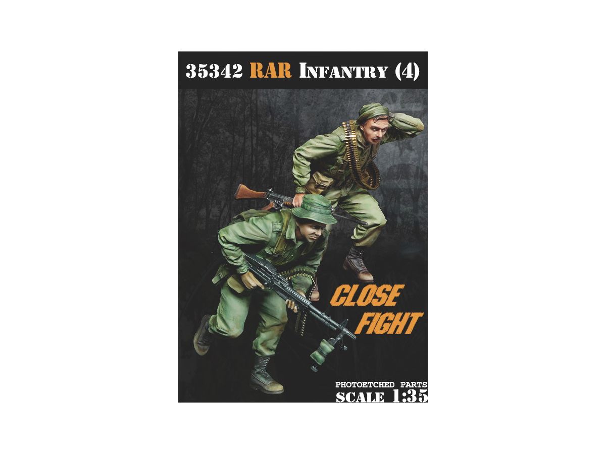 Vietnam War RAR Infantry (4) Fire Point Moving Machine Gun Team