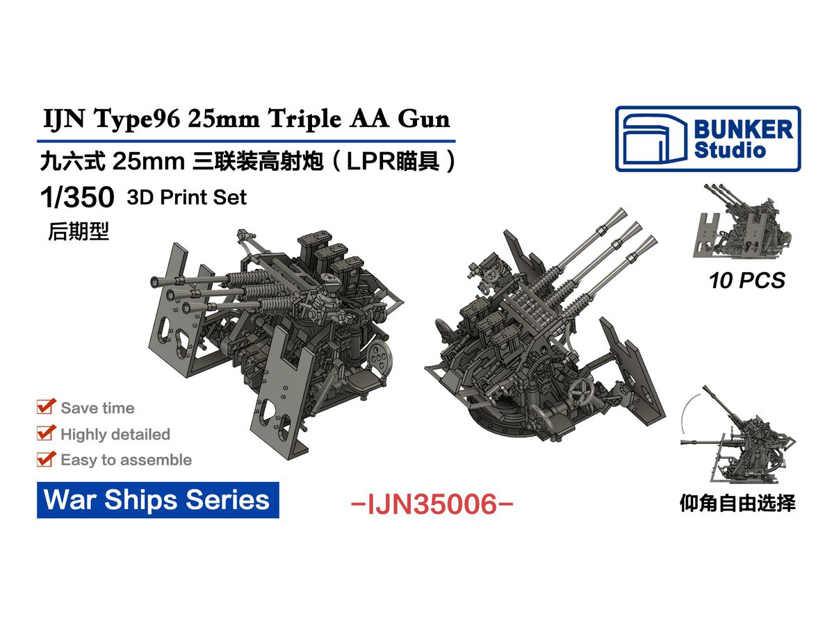 IJN Type96 25mm Triple AA Gun LPR Sight (Late Type) with Shield