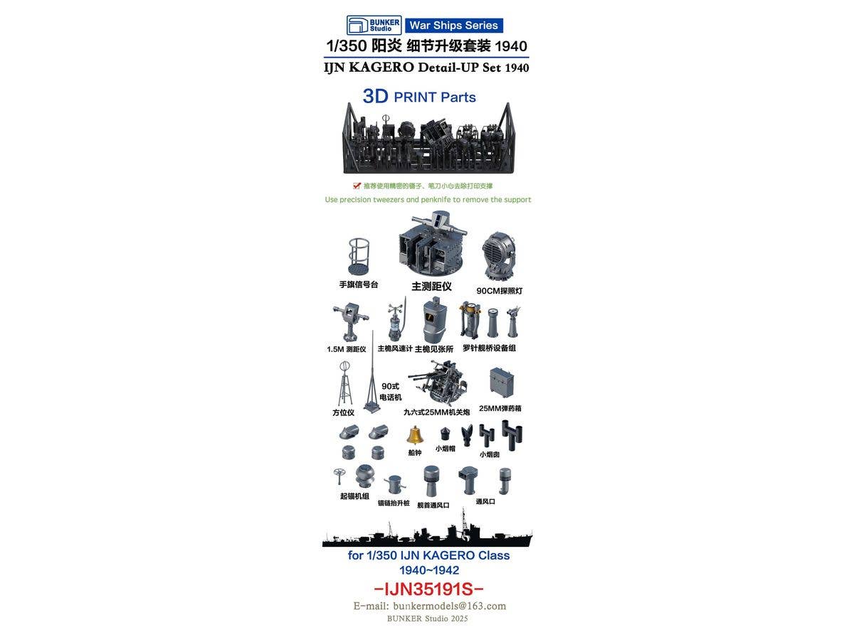 IJN KAGERO Detail-UP Set 1940-1942 (Value Pack)
