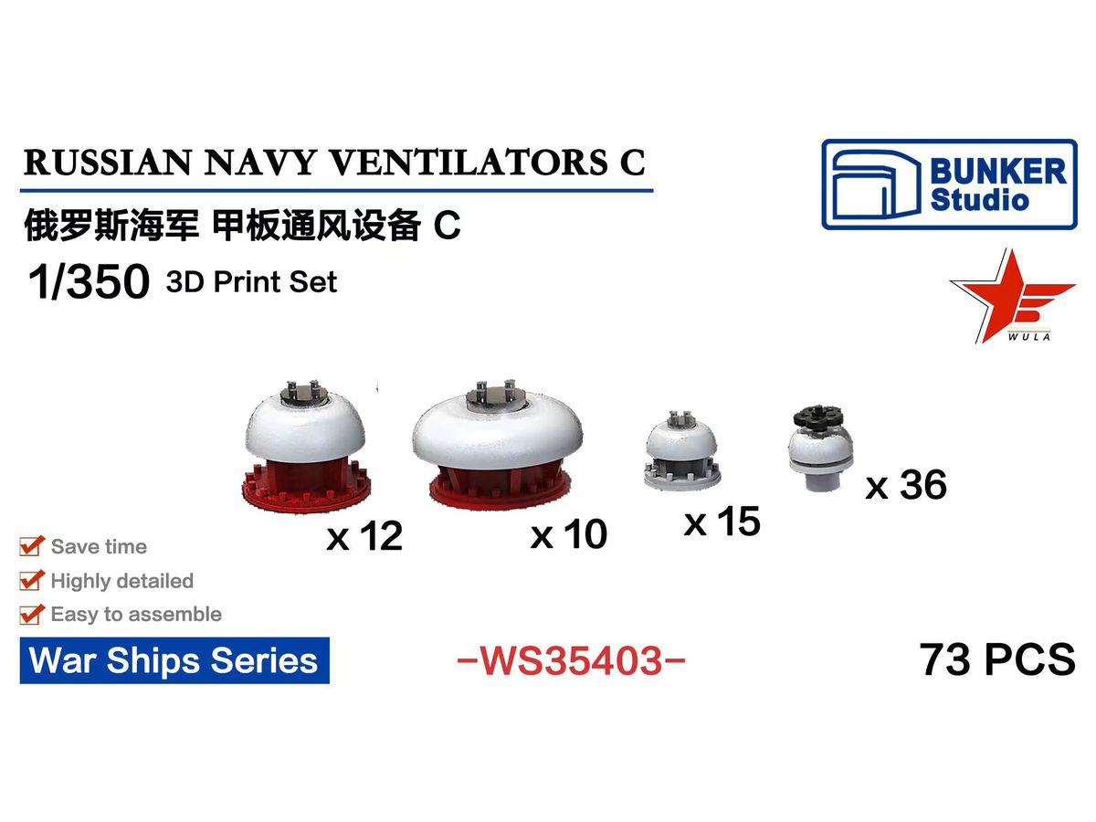 Russian Navy Ventilators Set C
