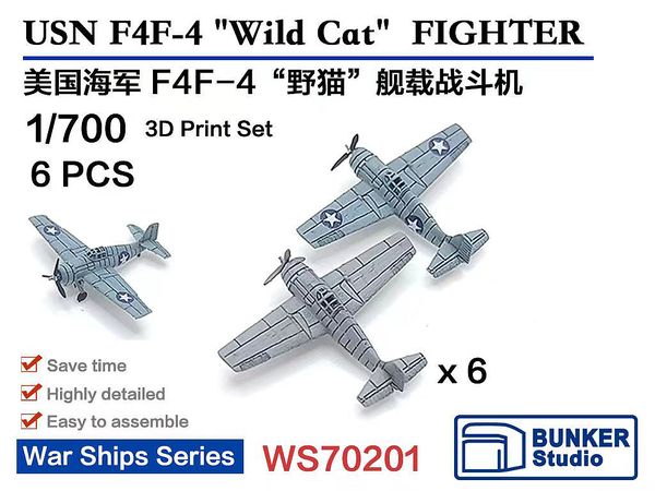 USN F4F-3 Wild Cat Fighter