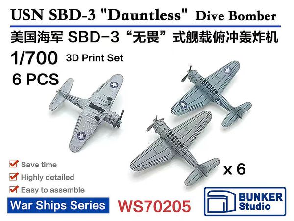 USN SBD-3 Dauntless Dive Bomber