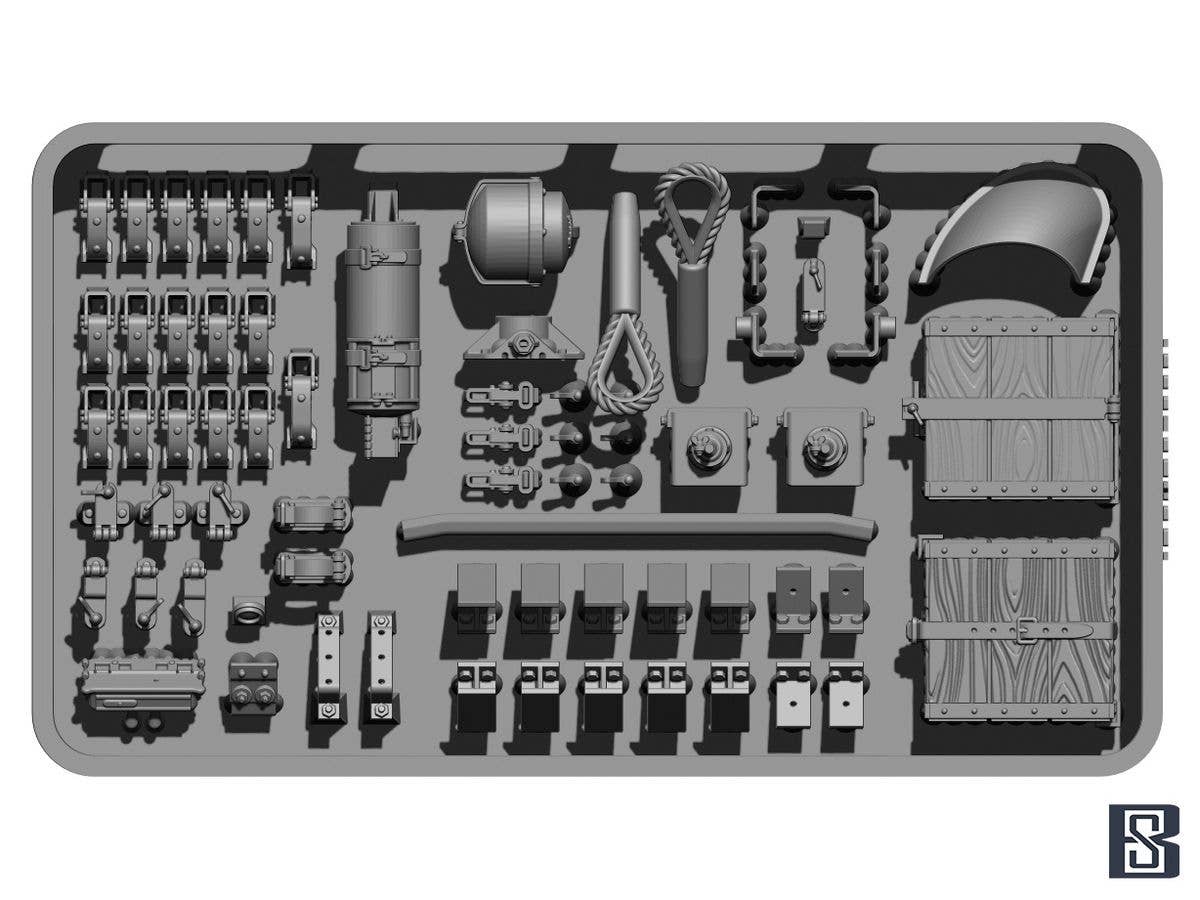 WWII German Sturmpanzer IV Brummbar Detail Set