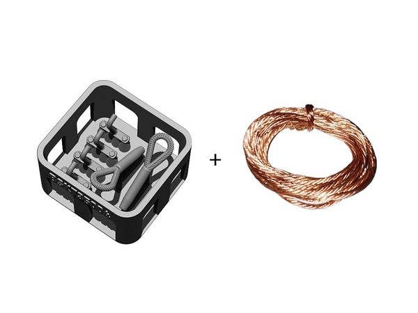 WWII German Panzerkampfwagen IV Towing Cable Set (With Holder)