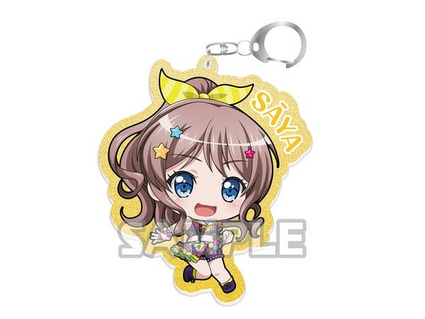 BanG Dream! Girls Band Party! Kiratto Acrylic Keychain Saya Yamabuki (Poppin' Party)
