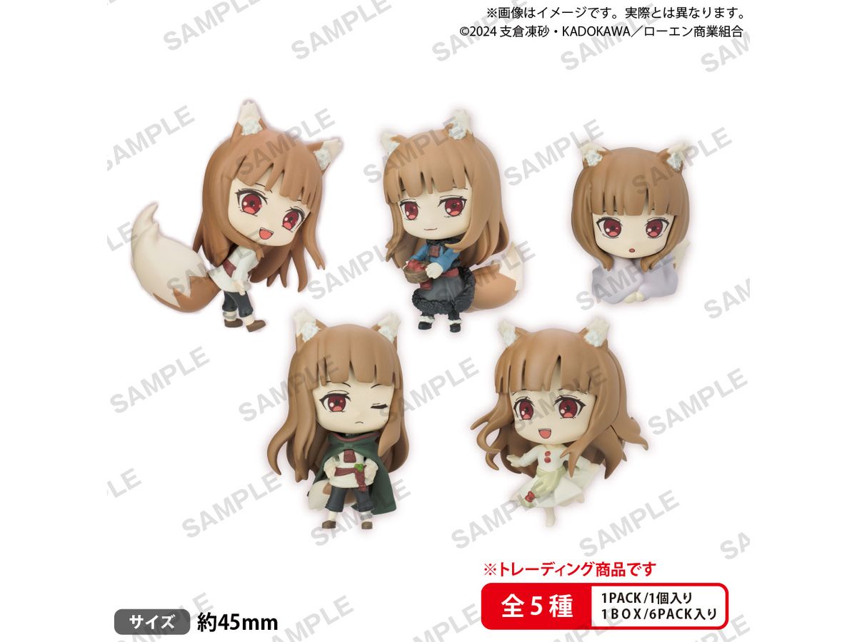 Spice and Wolf: merchant meets the wise wolf: Collection Figures Full of Holo RICH BOX ver.: 1Box (6pcs)