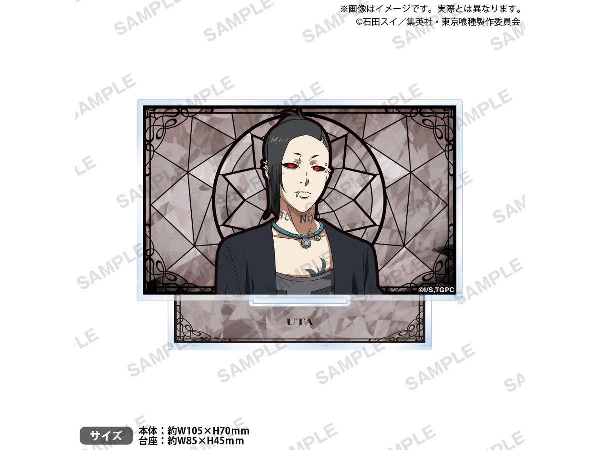 Tv Anime Tokyo Ghoul: Mini Plate Acrylic Stand Uta