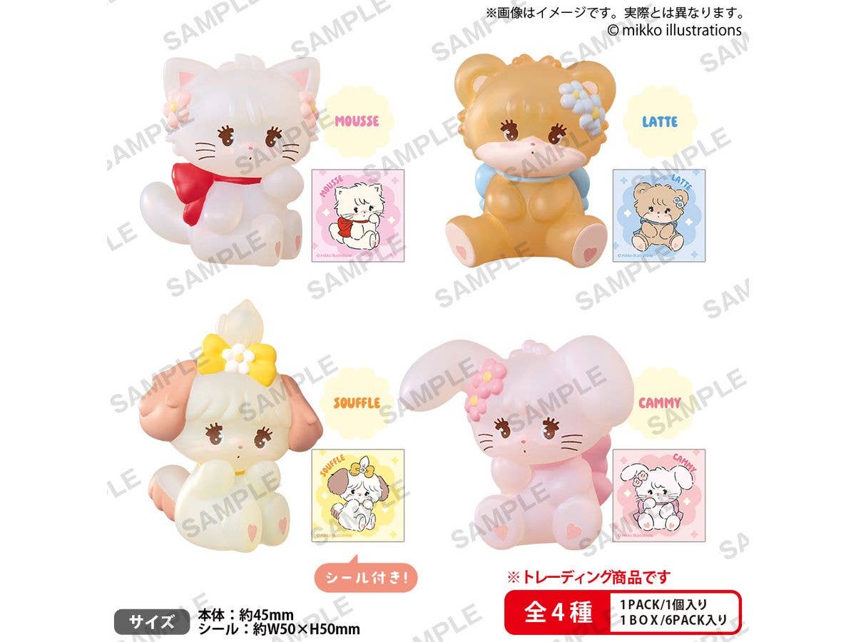 mikko illustrations LOVE FRIENDS Soft Vinyl Collection BOX Ver.: 1Box (6pcs)