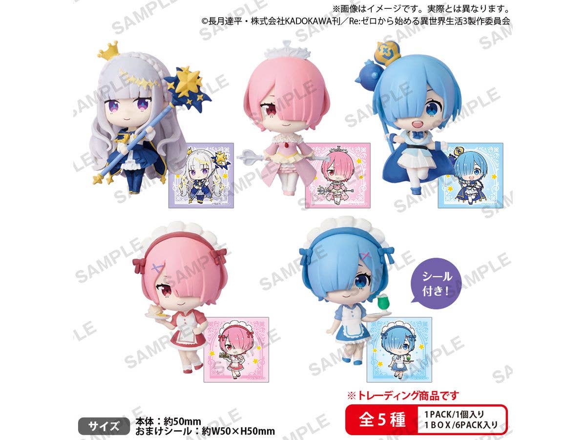 Re:Zero Starting Life in Another World Collection Figure RICH Birthday Life 2025 BOX ver. 1Box 6pcs