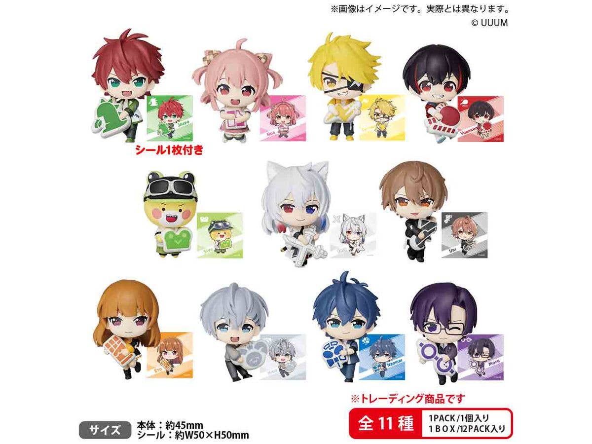 BUSHIROAD THE BOX Colorful Peach Mugyumini Collection Figure 1Box 12pcs