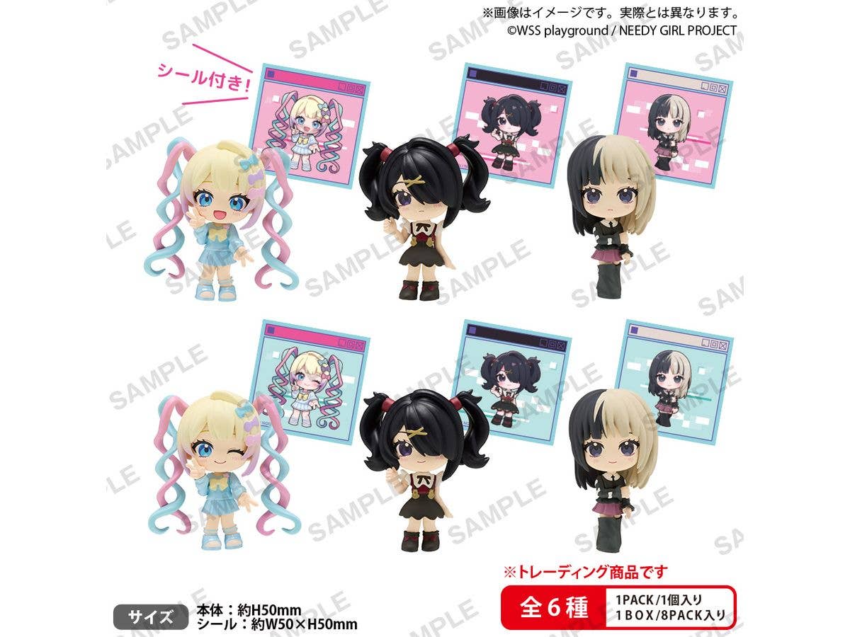 BUSHIROAD THE BOX NEEDY GIRL OVERDOSE Collection Figure RICH 1Box 8pcs