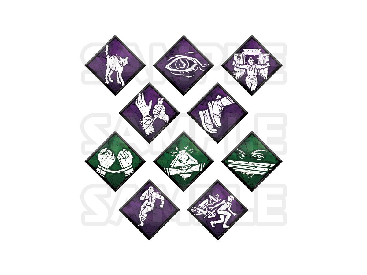 DEAD BY DAYLIGHT: Trading Park Icon Can Badge Survivor Ver. 1Box 10pcs