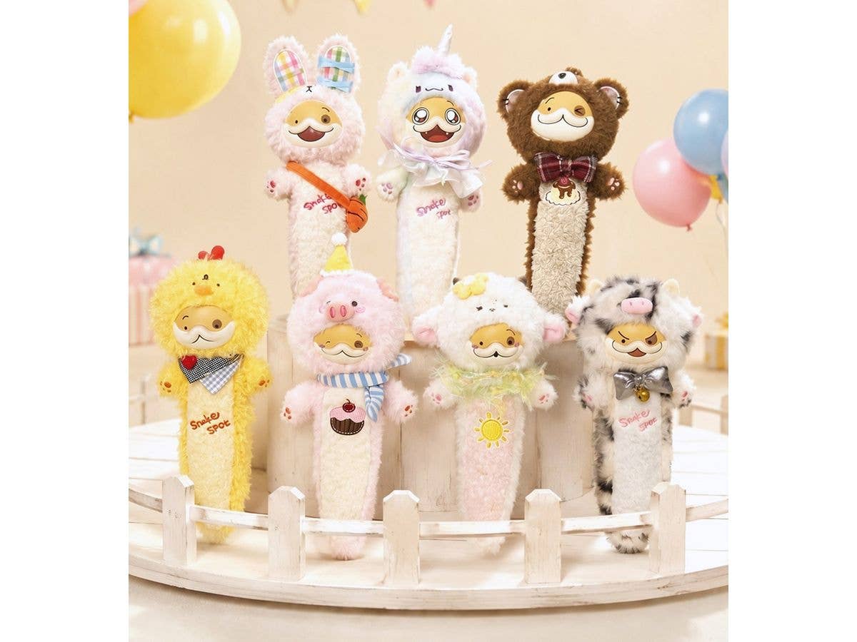 Snake Spot Cute Beast Party Series Trading Plush 1Box 6pcs