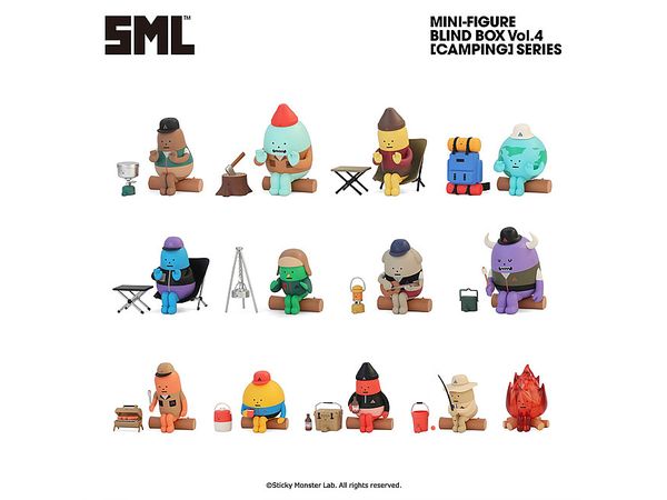 SML MINI-FIGURE BLIND BOX Blind Box Vol 4. : CAMPING SERIES 1Box 12pcs