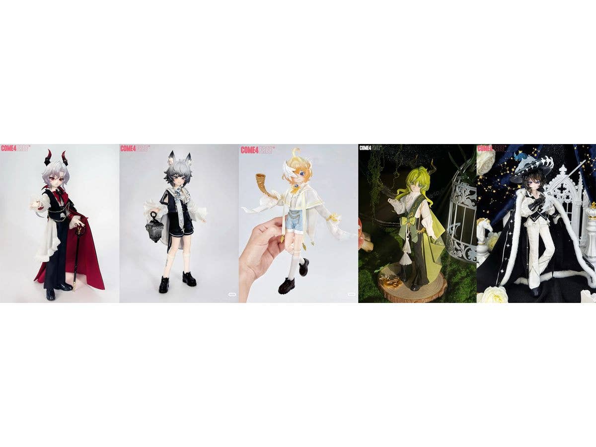 Niyru Loi Synchronization with the Phantom World Series BJD Blind Box 1Box 4pcs