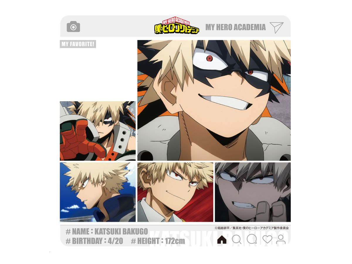 My Hero Academia: Instagram Stand Ver. 2 Katsuki Bakugo
