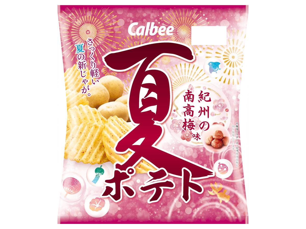 Calbee: Summer Potato Kishu Ume Flavor (Limited) 65g