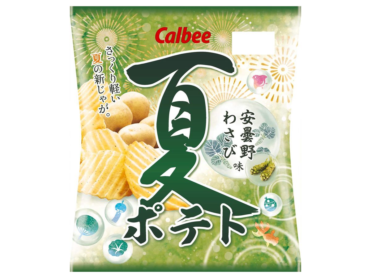 Calbee: Summer Potato Azumino Wasabi Flavor (Limited) 65g