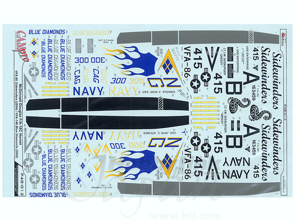 F/A-18C Hornet Sidewinders/Blue Diamonds