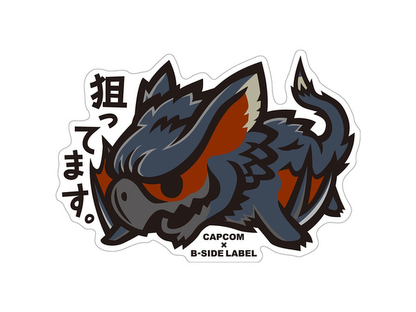 CAPCOM x B-SIDE LABEL Sticker MH Nerattemasu
