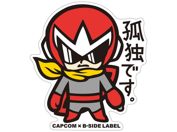 CAPCOM x B-SIDE LABEL Sticker Rockman Blues