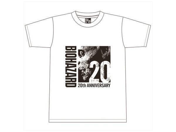 Biohazard 20th Anniversary T-shirt White M