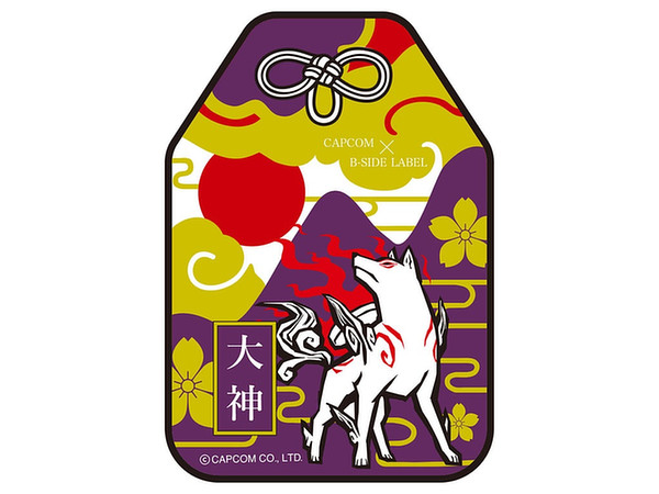 Capcom x B-Side Label Sticker Ookami Amulet
