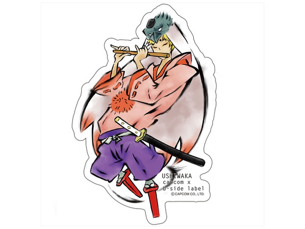 Capcom x B-Side Label Sticker Okami Ushiwaka
