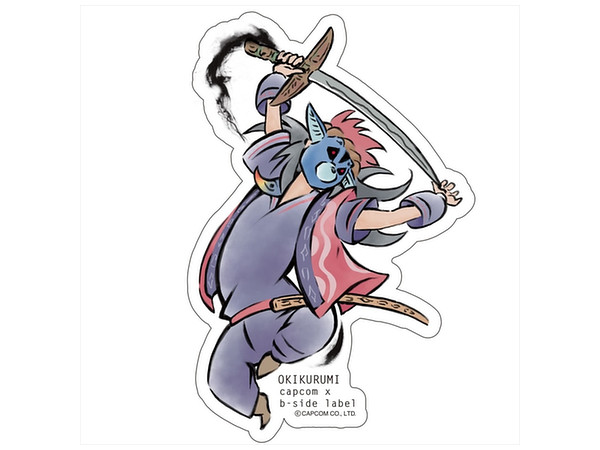 Capcom x B-Side Label Sticker Okami Okikurumi
