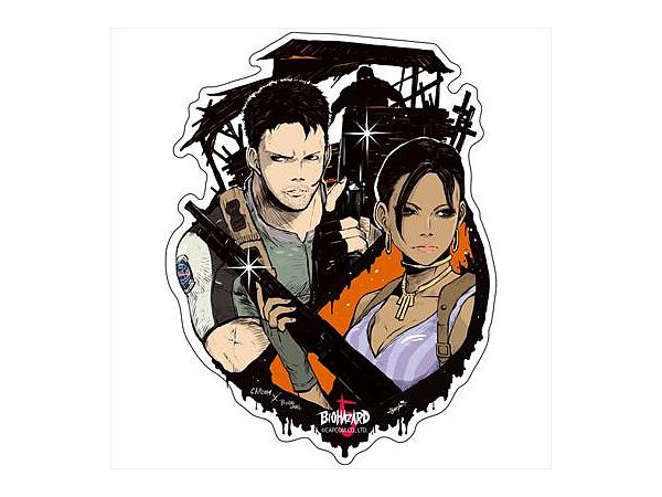Resident Evil: CAPCOM x B-SIDE LABEL Sticker Chris & Sheva
