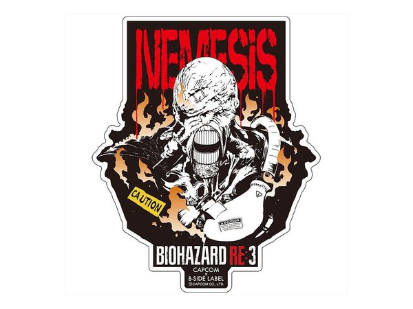 Capcom x B-Side Label Sticker Resident Evil 3: Nemesis