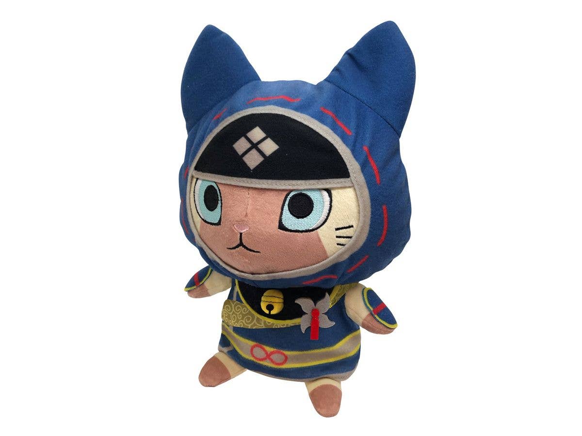 Monster Hunter Rise Deformed Plush Toy Otomo Airou / Palico