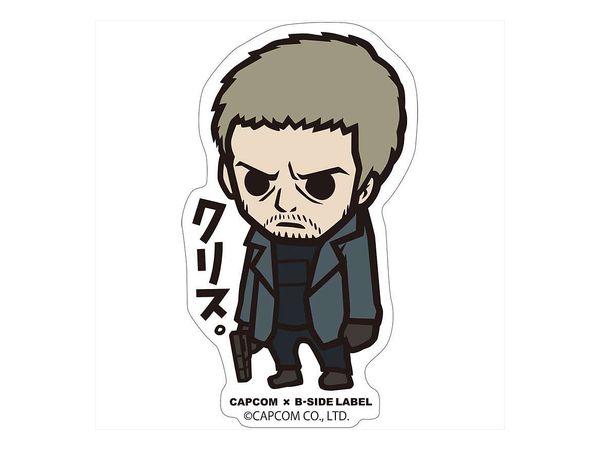 Resident Evil: Capcom x B-Side Label Sticker Chris.